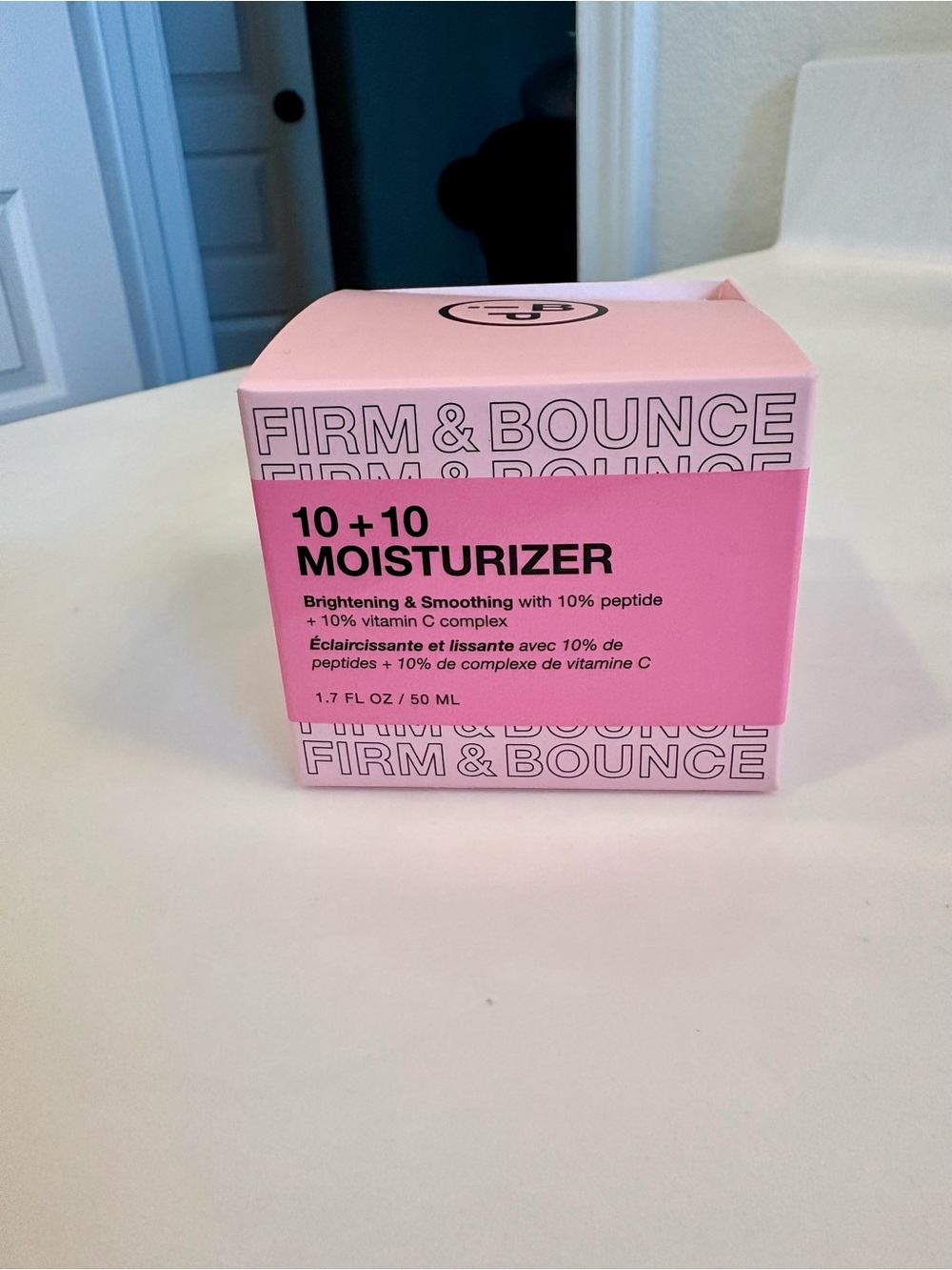 10+10 Moisturizer — Brightening Peptide & Vitamin C Cream (Pink)